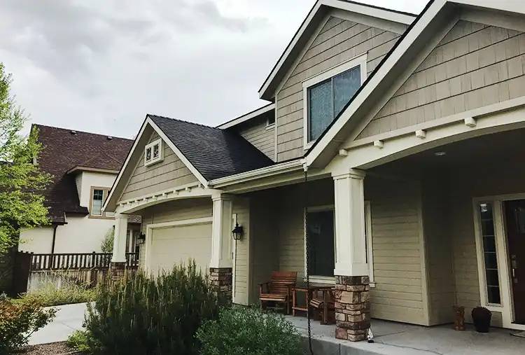 Roofers on roof in Boise, Idaho
